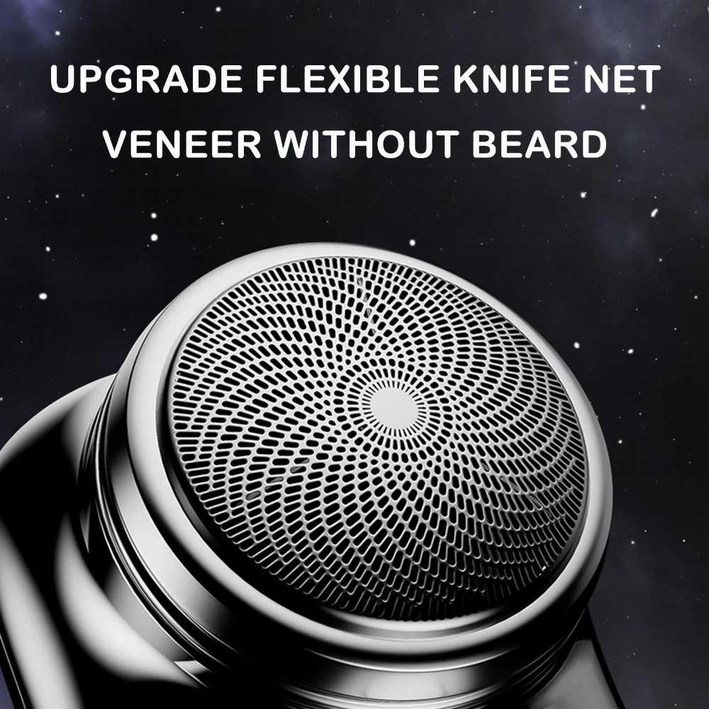 Mini Shaver 3 Blades Portable Electric Shaver Type-c Fast Charging Pocket Razor Beard Trimmer Shaving Machine