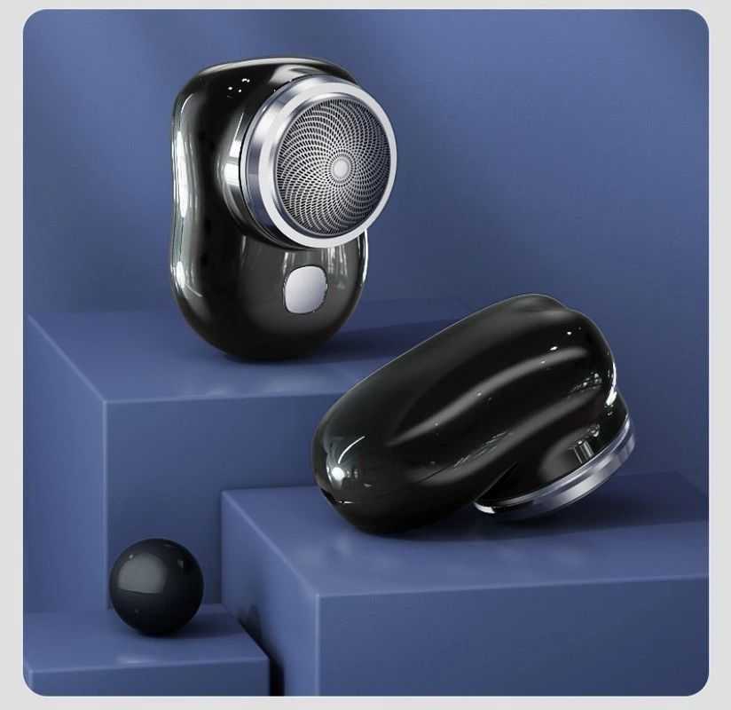 Mini Shaver 3 Blades Portable Electric Shaver Type-c Fast Charging Pocket Razor Beard Trimmer Shaving Machine