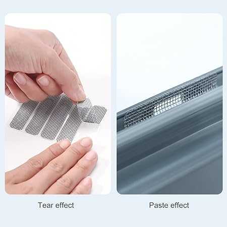 Window Screen Repair Tape – Strong Adhesive Mesh Patch for Holes & Tears