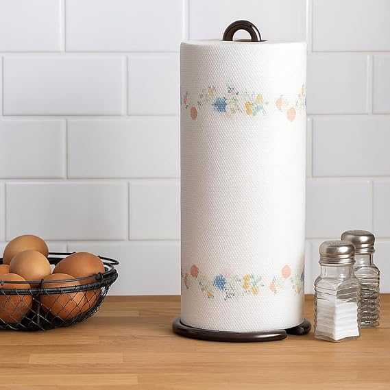 Metal Tissue Roll Stand – Heavy Duty Vertical Paper Towel Holder