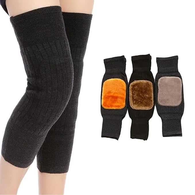 Winter Warm Knee Warmers – Thermal Fleece Joint Protector for Men & Women