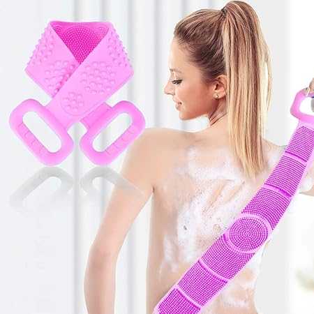 Bath Shower Silicone Body Brush Belt 