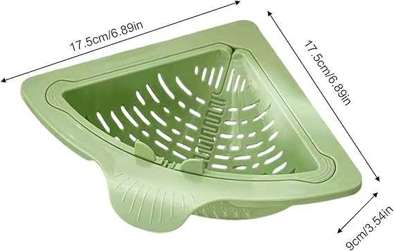 Magnetic Corner Sink Drain Basket – Space-Saving Kitchen Scrap Filter