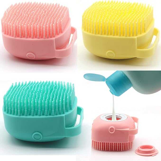 Silicone Bath Brush – Soft Exfoliating Body Scrubber (Box Packed)