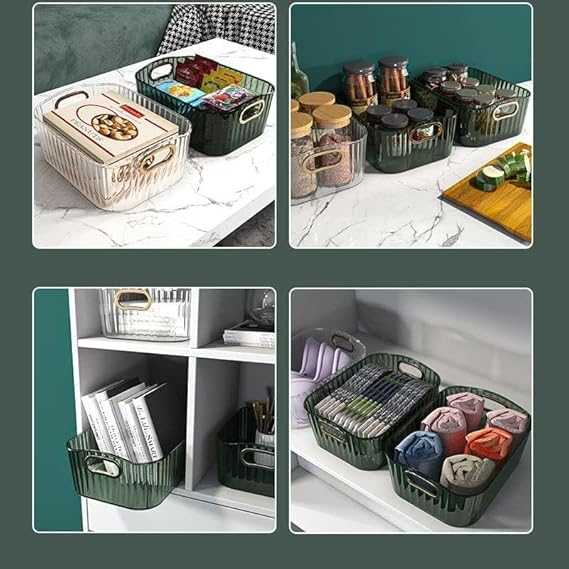 Royal Multi-Purpose Organizer – Crystal Clear Acrylic Desktop Basket