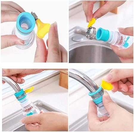Fan Faucet Filter (Box Packing) - Random Colour