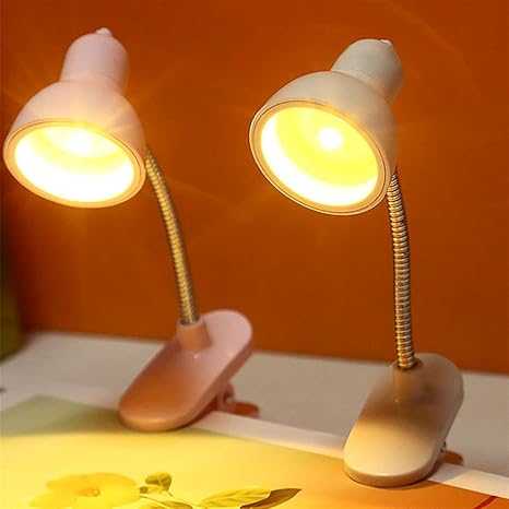 Mini LED Clip Book Light – Portable Night Reading Lamp (Card Packing)