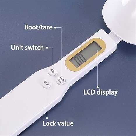 Digital Measuring Spoon Scale – 500g/0.1g High Precision Electronic Kitchen Scale