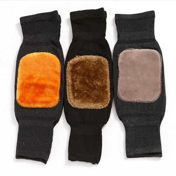 Winter Warm Knee Warmers – Thermal Fleece Joint Protector for Men & Women