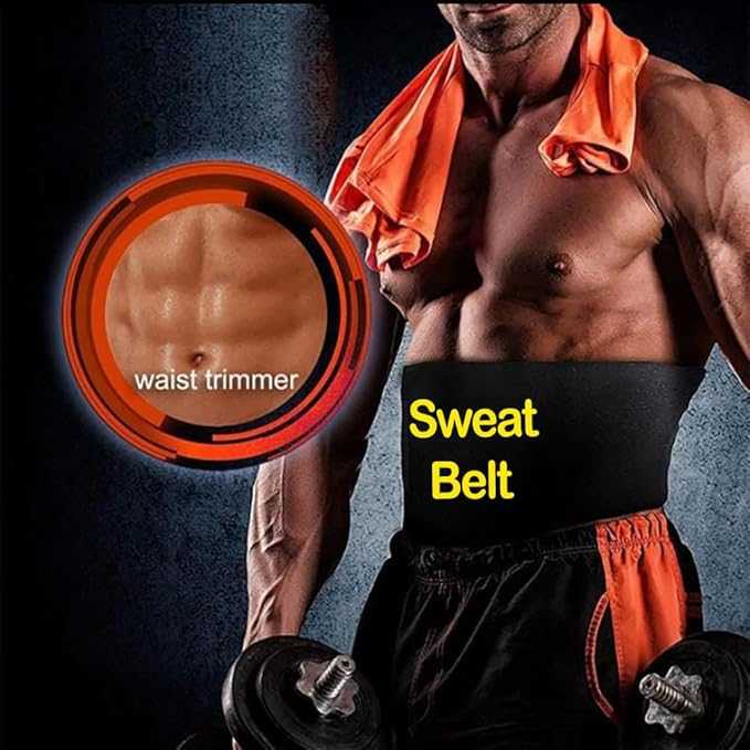 Premium Sweat Belt – Adjustable Waist Trimmer for Men & Women