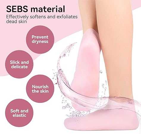 Moisturizing Spa Gel Socks – Silicone Lined Therapy for Cracked Heels