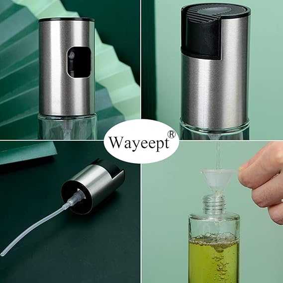 100ML Oil Spray Bottle – Professional Glass Dispenser for Kitchen & BBQ