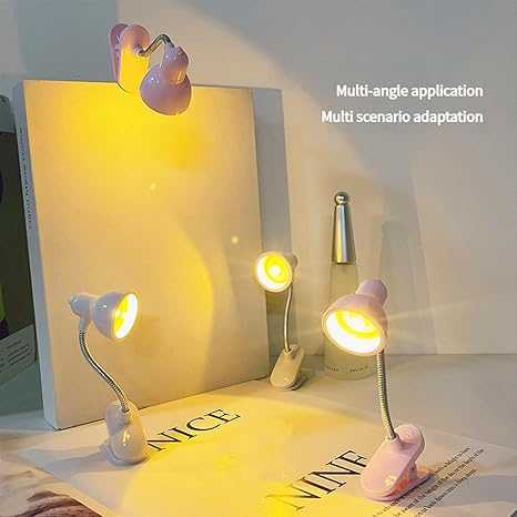 Mini LED Clip Book Light – Portable Night Reading Lamp (Card Packing)