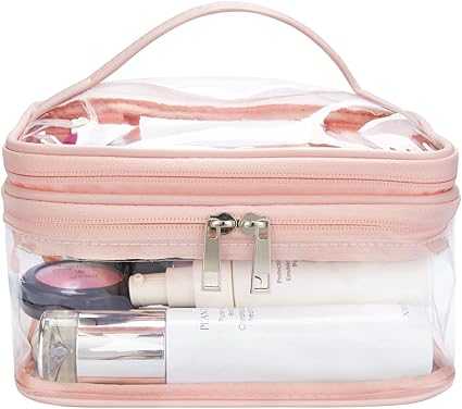 Multi Purpose Cosmetic  Plastic Bag Organizer Storage Jewllery Vanity Box Makeup Kit