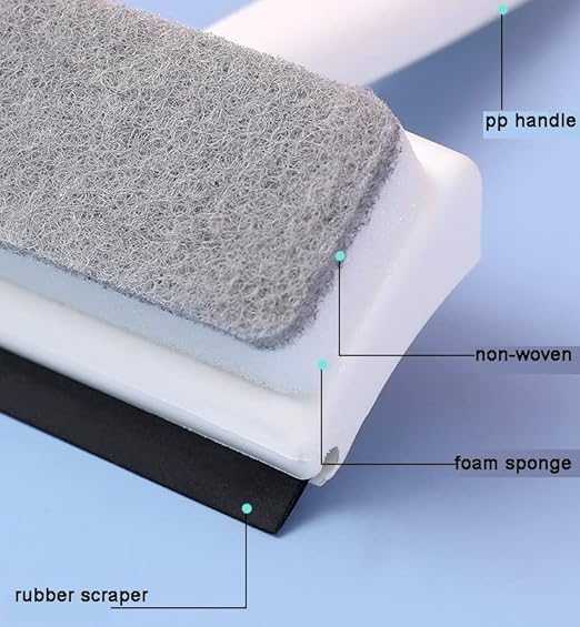 2-In-1 Glass Cleaning Brush & Wiper – Multipurpose Scrubber for Windows & Mirrors
