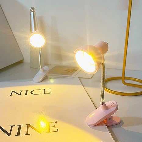 Mini LED Clip Book Light – Portable Night Reading Lamp (Card Packing)
