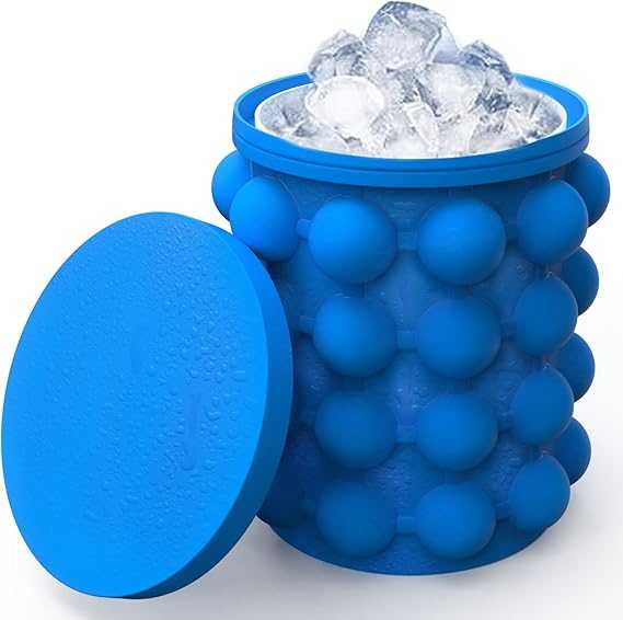 Silicone Ice Bucket, Ice Cube Genie