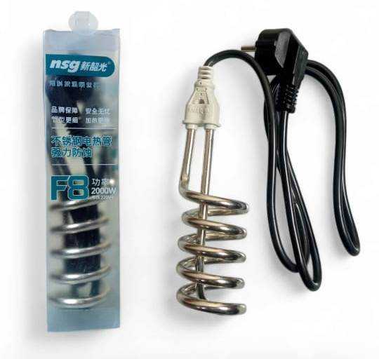 F8 Water Heater Rod shock proof | Portable Electric Water Heating Rod imported