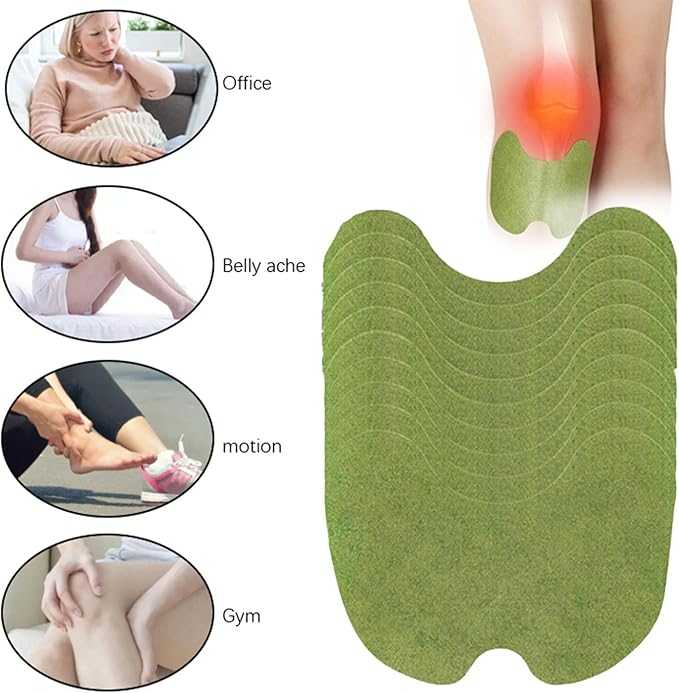 Pain Relief Knee Patch – Natural Wormwood Herbal Heat Sticker