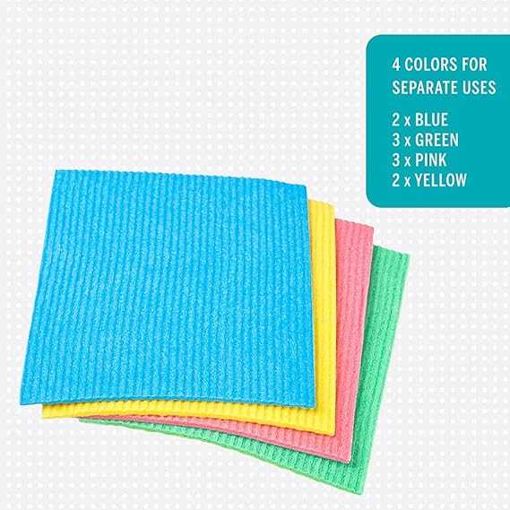 Cellulose Sponge (Pack of 5) – Natural Wood Pulp Multi-Purpose Scrubber