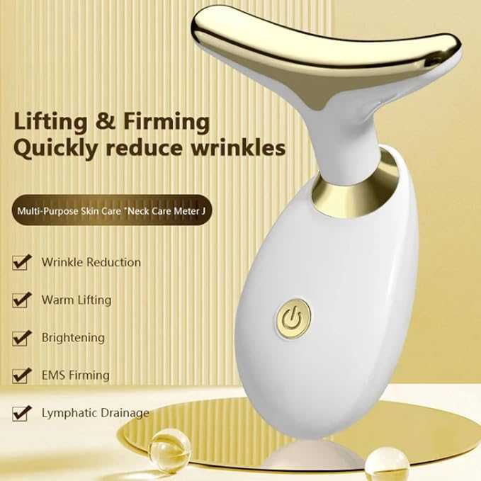 LED Photon Therapy Neck Massager – Skin Tightening & Face Lifting Device