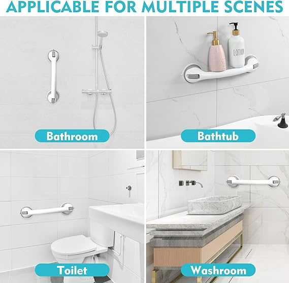 Helping Handle for Bathroom Safety – Portable Suction Cup Grab Bar for Seniors