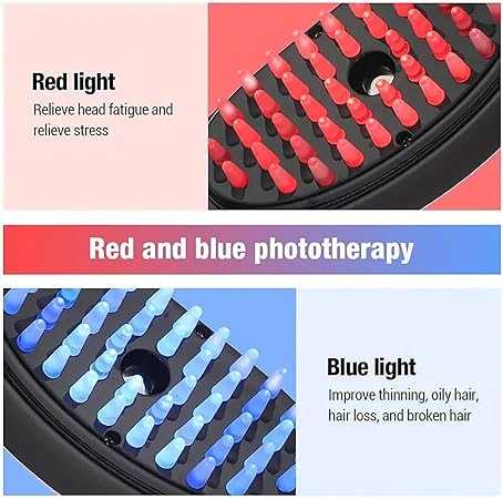 3-In-1 Hair Growth Brush – Electric Scalp Massager with Nano Steam & Vibration