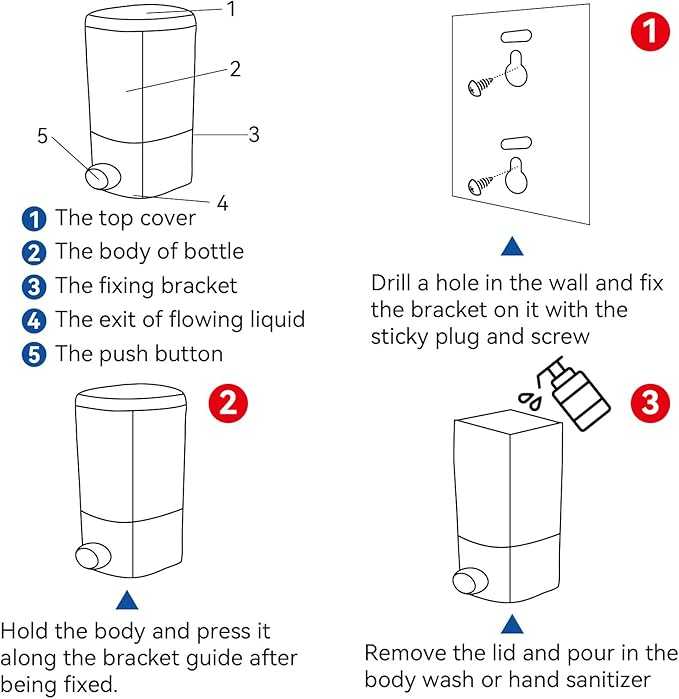 Wall-Mounted Liquid Soap Dispenser – Sleek Bathroom & Kitchen Organizer