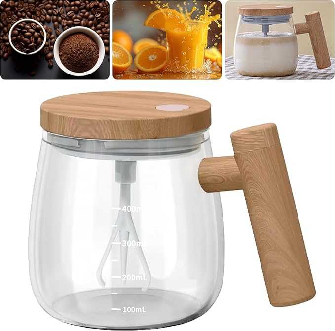 Auto Rechargeable Mixing Mug – 400ml Self-Stirring Coffee Cup with USB