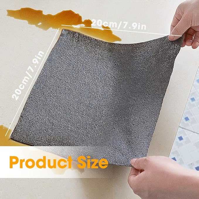 Microfiber Cleaning Wipes – Pack of 20 Ultra-Soft Lint-Free Cloths