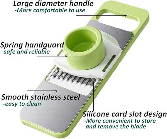 5 in 1 Multifunctional High-Quality Vegetable & Fruit Slicer Effortless Kitchen Gadget Manual Vegetable Slicer Cutter