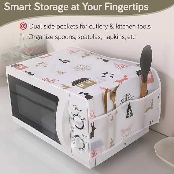 Microwave Oven Cover – 85x35cm Dust-Proof & Waterproof Protector