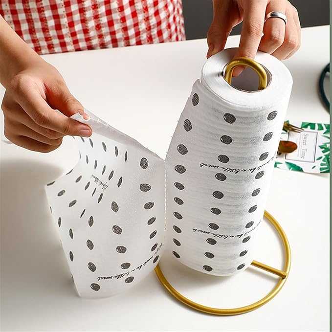 Metal Tissue Roll Stand – Heavy Duty Vertical Paper Towel Holder