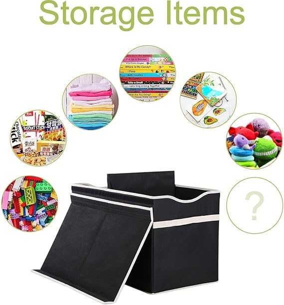 Foldable Cartoon Toy Storage Box – Large Canvas Organizer for Kids Room