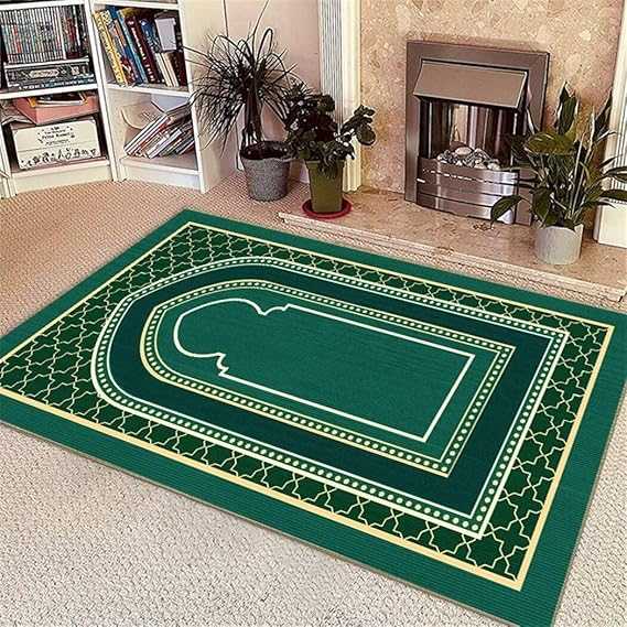 Portable Foldable Prayer Mat – Travel Janamaz with Pocket Carrying Case