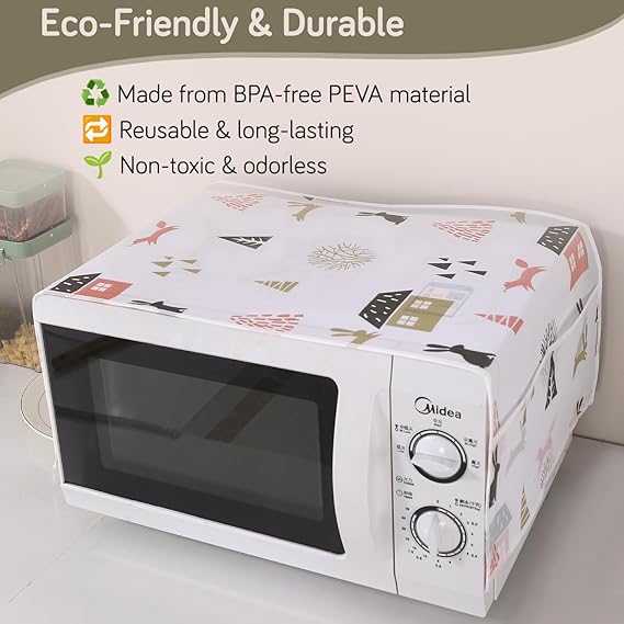Microwave Oven Cover – 85x35cm Dust-Proof & Waterproof Protector