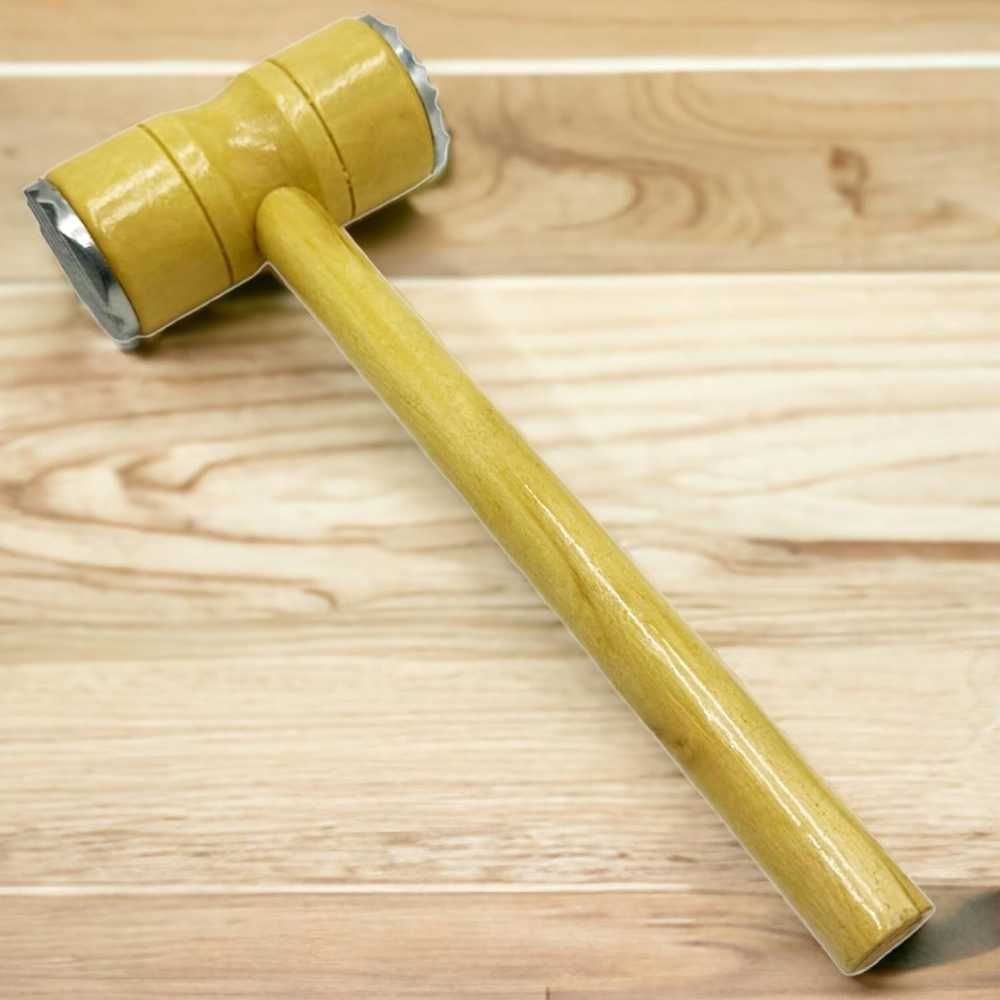 Wooden Meat Hammer – Double-Sided Professional Meat Tenderizer Mallet