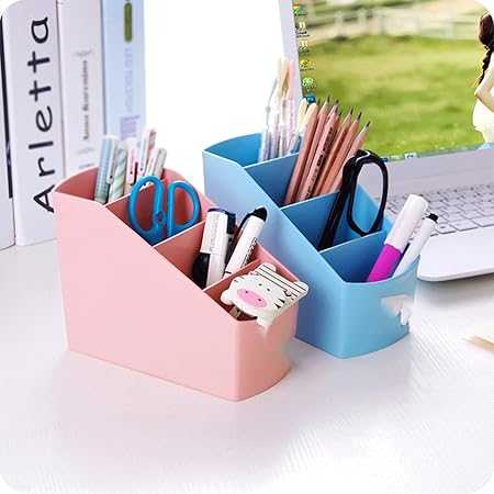 YDS Clean Living Desktop Organizer – 4-Compartment Storage Caddy