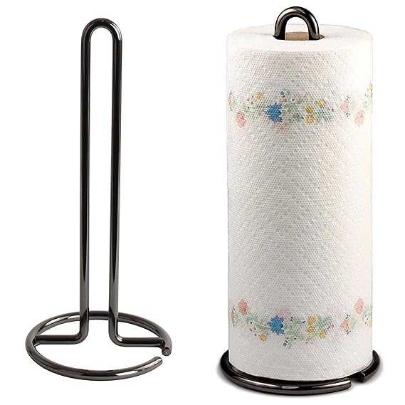 Metal Tissue Roll Stand – Heavy Duty Vertical Paper Towel Holder