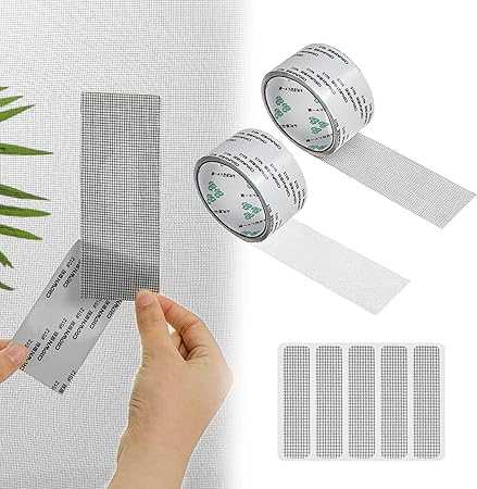 Window Screen Repair Tape – Strong Adhesive Mesh Patch for Holes & Tears