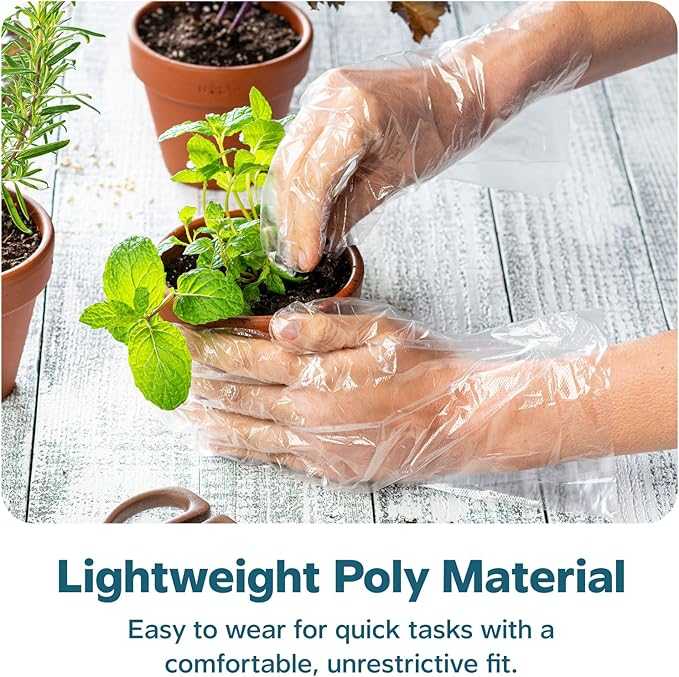 Disposable Plastic Gloves (Pack of 100) – Food Safe Transparent Hand Protection
