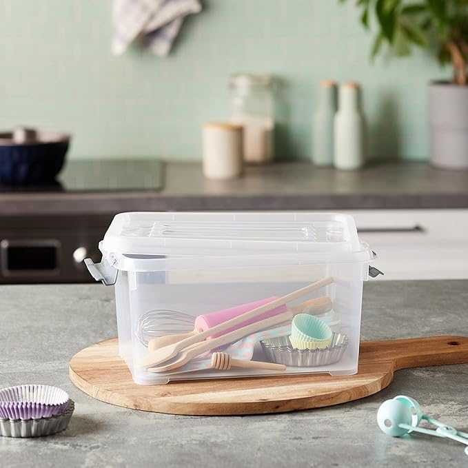 3Pcs Set Multi-Purpose Stackable Storage Box – Transparent Kitchen Organizer