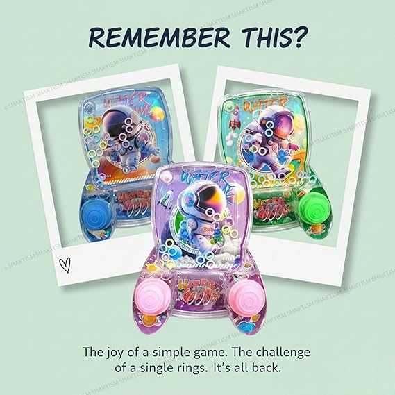 Water Double Hand Game – Classic Retro Aqua Ring Toss Toy
