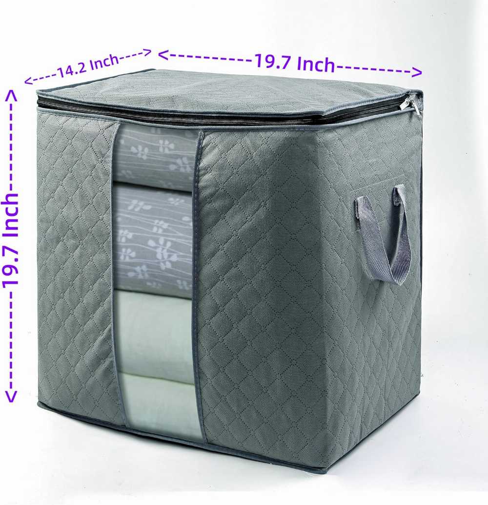  Large storage Bags, storage Bag clothes storage box bins foldable cloth