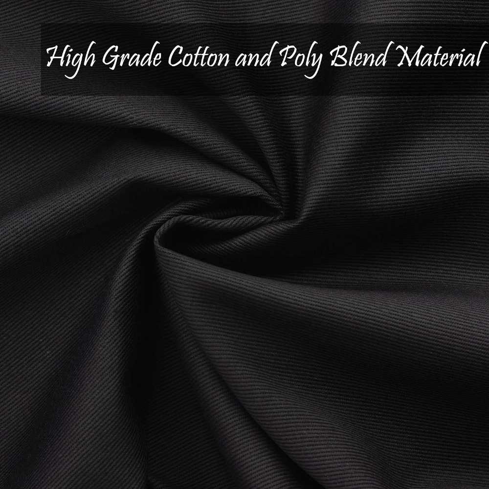 Cloth Dinner Table Napkin Black Soft Absorbent Lightweight 100% Cotton