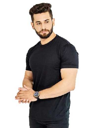 Best Quality Plain Short Sleeve Round Neck Basic T-shirt for Men/Boys 