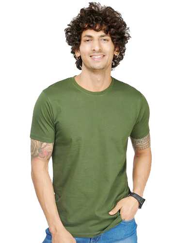 Best Quality Plain Short Sleeve Round Neck Basic T-shirt for Men/Boys 