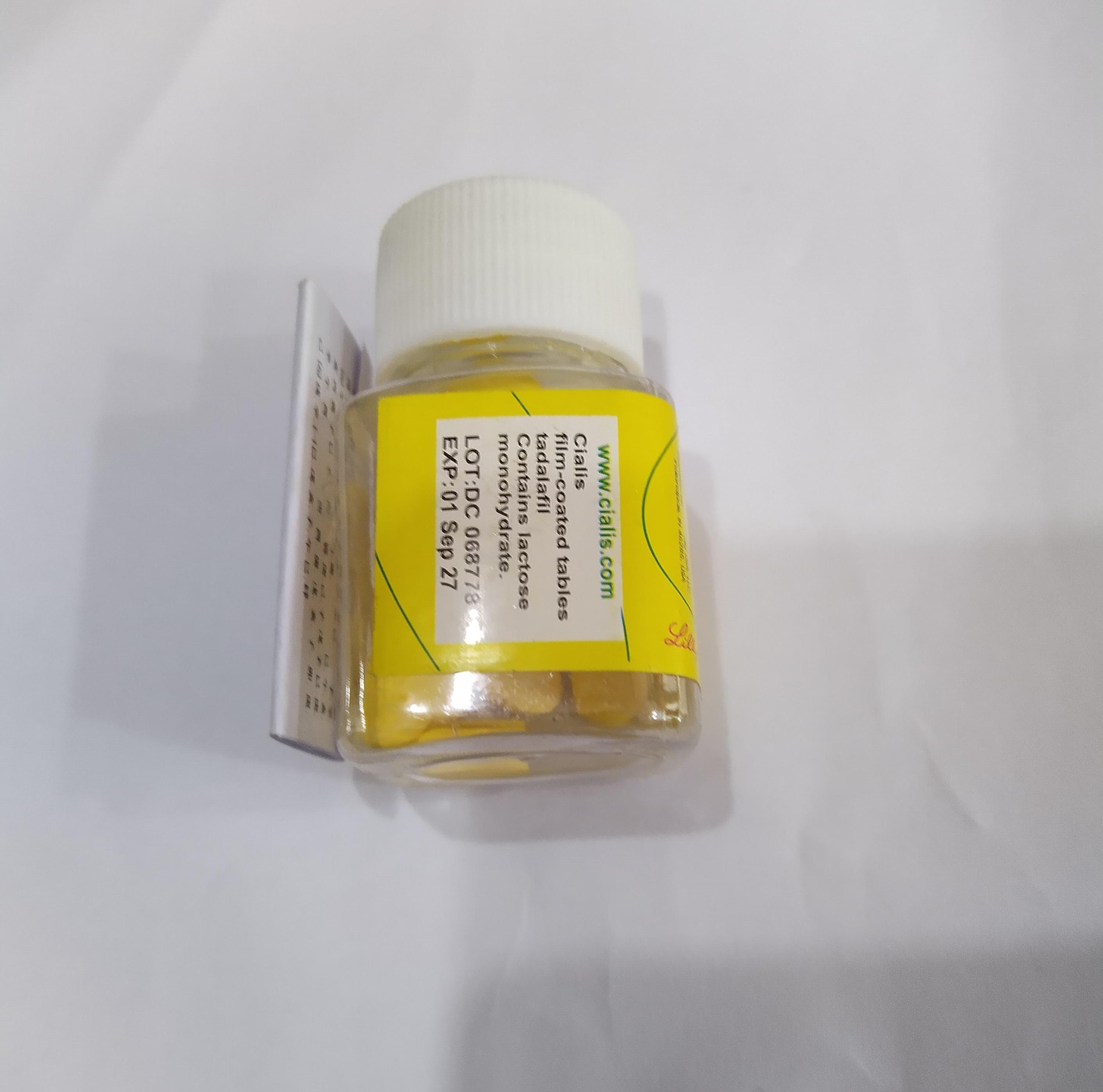 Cialis 20mg 10 Tablets Jar Made In UK Wholsale 
