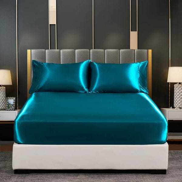 Luxury Slik fitted Bedsheet King size 