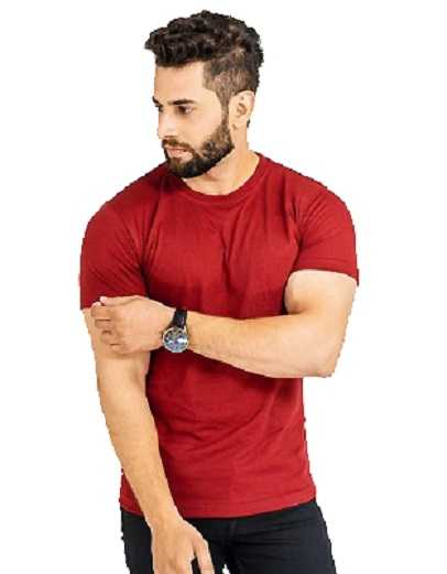 Best Quality Plain Short Sleeve Round Neck Basic T-shirt for Men/Boys 